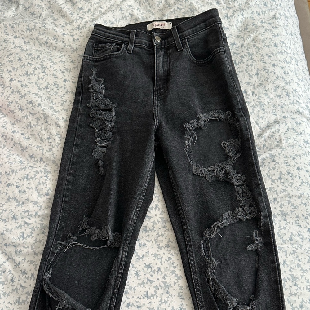 Ripped Black Jeans